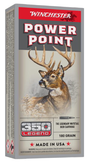 Winchester Ammo X3501 Power-Point  350Legend 180gr 20 Per Box/10 Case