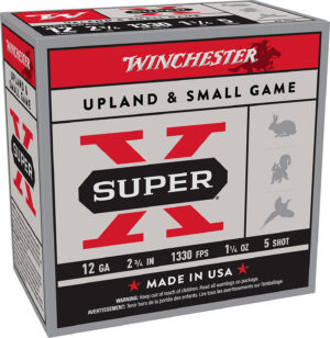Winchester Ammo X125 Super X Game Load High Brass 12Gauge 2.75" 1 1/4oz 5Shot 25 Per Box/10 Case