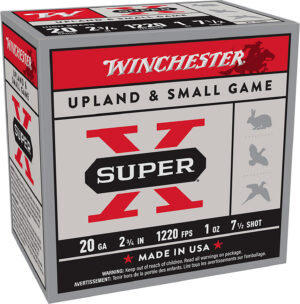 Winchester Ammo X207 Super X Heavy Game Load High Brass 20Gauge 2.75" 1oz 7.5Shot 25 Per Box/10 Case