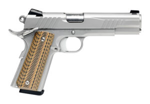 Savage Arms 67202 1911 Government 45 ACP 8+1 5" Stainless Steel Target Crown Barrel, Stainless Steel Serrated Slide, Matte Stainless Steel Frame w/Beavertail, Ambidextrous
