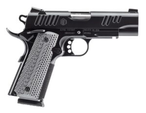 Alpha Foxtrot AA01X1CND-XQBK10 AF1911 Enhanced 9mm Luger 10+1 4.25" Stainless Bull Barrel, Black QPQ Stainless Steel Serrated Slide, Black QPQ Stainless Steel Checkered Frame w/Beavertail, G10 Grip