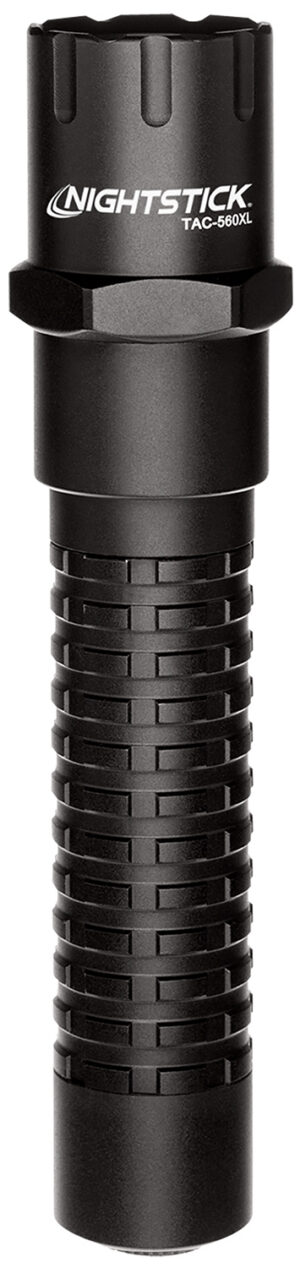 Nightstick TAC560XL Metal Multi-Function Tactical Flashlight-Rechargeable Matte Black 140/350/800 Lumens White LED
