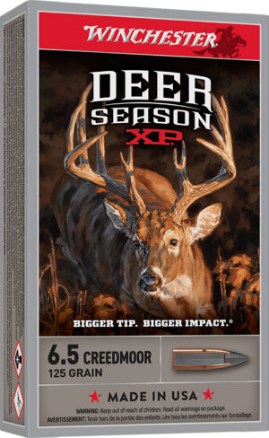 Winchester Ammo X65DS Deer Season XP  6.5Creedmoor 125gr Extreme Point 20 Per Box/10 Case