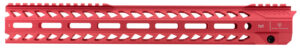 Strike STRIKERAIL Strike Rail  AR-15 Red Aluminum 15.50" M-LOK