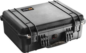 Pelican 1520000110 Protector Case Black Polypropylene Holds Handgun