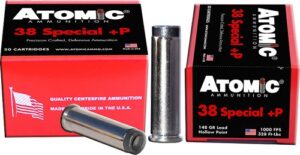 ATOMIC 38 SPECIAL +P 148GR WC - UP-SIDE DOWN 20RD 10BX/CS