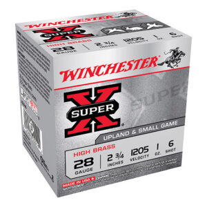 WIN SUPER-X UPLAND 28GA 2.75 1OZ #6 25/10