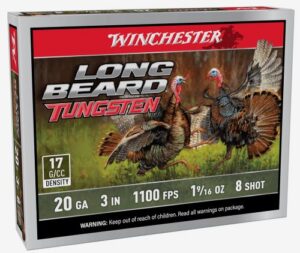 WINCHESTER LONG BEARD TS17 - 20GA 3" 1-9/16OZ #8 5RD 10BX/C